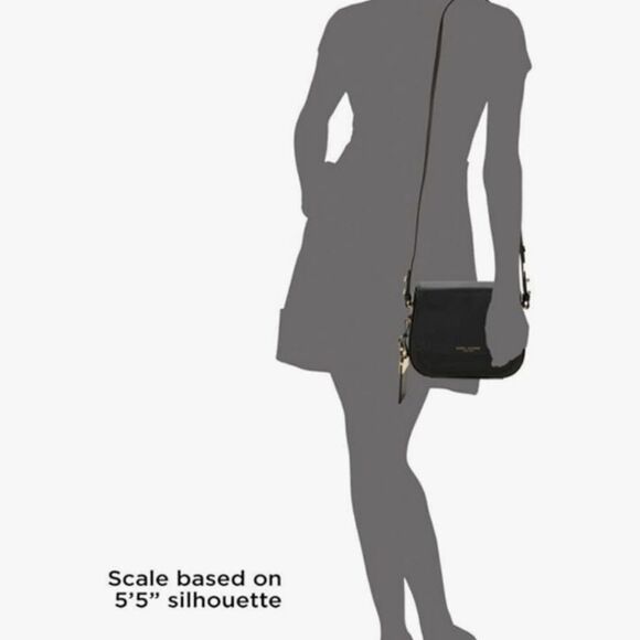 HP💎 Marc Jacobs Rider Saddle Bag Black - Picture 4 of 5